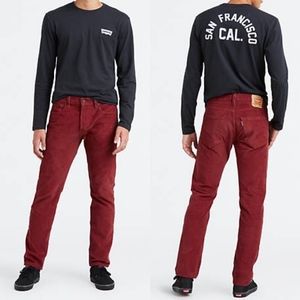 Levis 502 Corduroy Regular Taper Straight Jeans